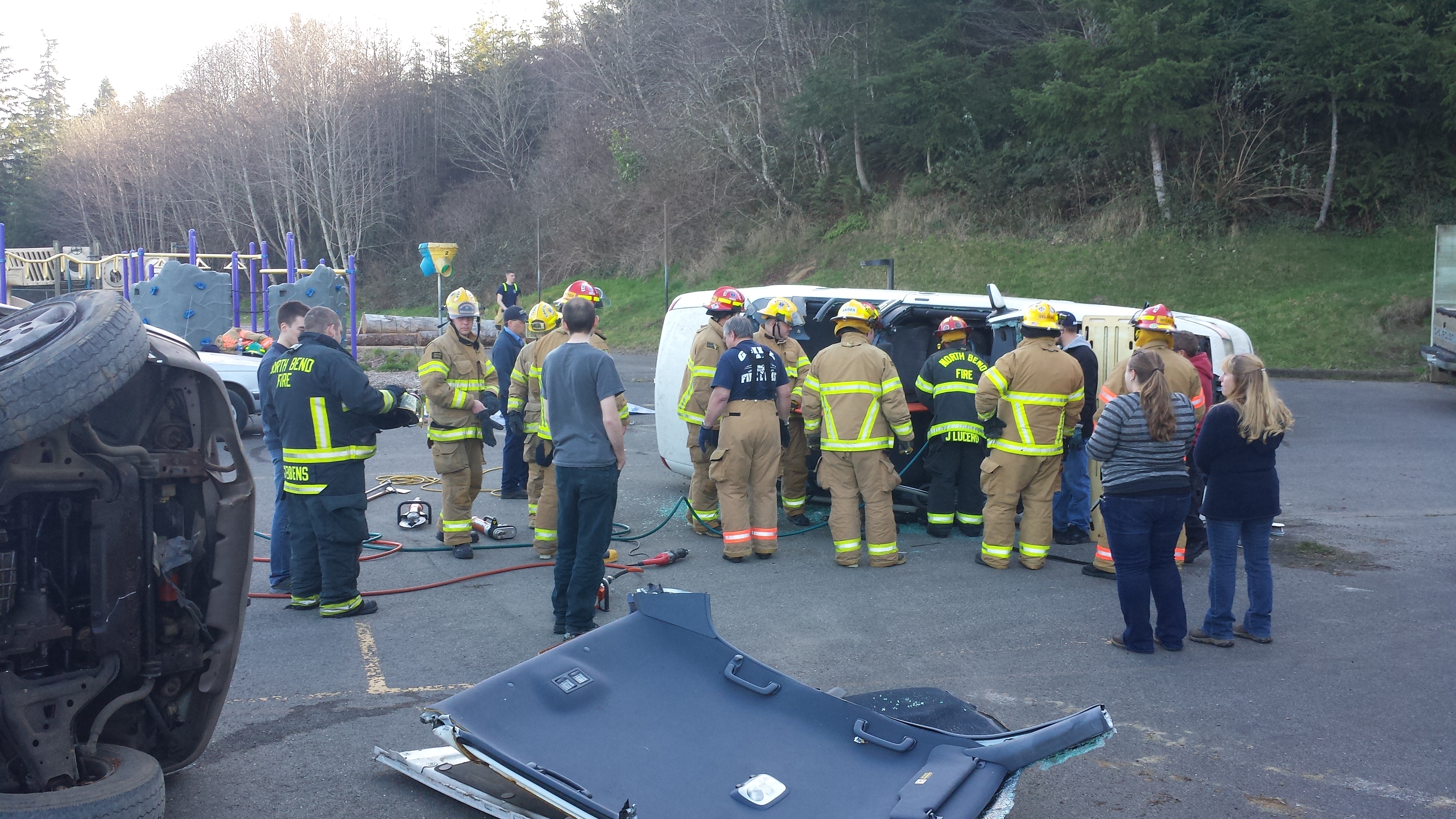Joint Drill with Charleston, North Bend, and Bay Cities Ambulance