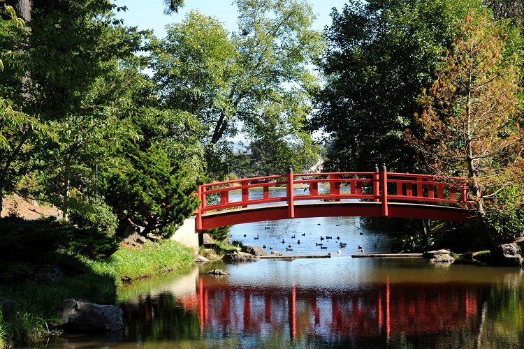 A beautiful symbol leading to the Japanese Gardens